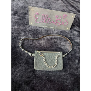 GUC MK Michael Kors Black Gray Belt Bag